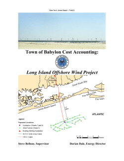 Town of Babylon Cost Accounting: Long Island Offshore Wind Project
