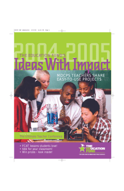 THE EDUCATION FUND`S MDCPS TEACHERS SHARE EASY