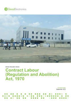 Contract Labour Act