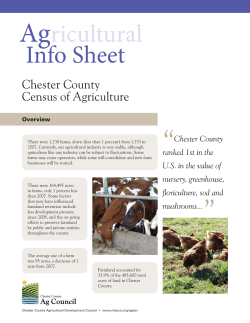 Agricultural Info Sheet