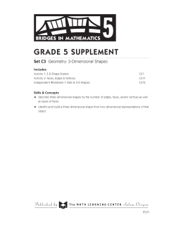 grade 5 supplement - The Math Learning Center