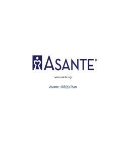 Asante 403(b) Plan