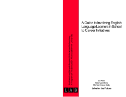 A Guide to Involving English Language Learners
