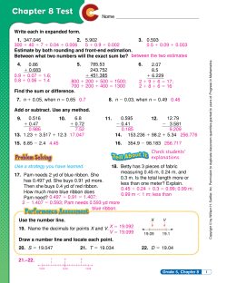 Name Write each in expanded form. 1. 347.046 2