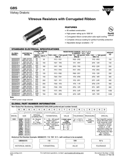 Technical data sheet (German)