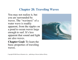 Chapter 20. Traveling Waves