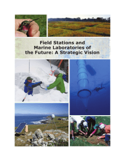 Field Stations and Marine Laboratories of the Future: A Strategic