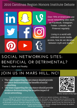social networking sites: beneficial or detrimental