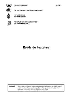 ta 57/87 - Standards for Highways