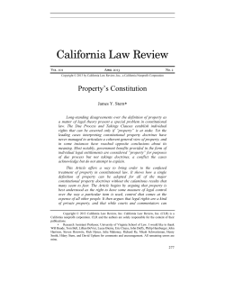 Property`s Constitution