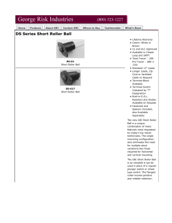 short roller ball - George Risk Industries