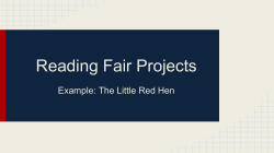 Reading Fair Guidelines PDF