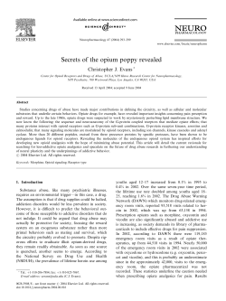 Secrets of the opium poppy revealed