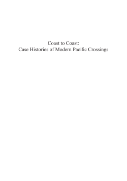 Coast to Coast: Case Histories of Modern Pacific Crossings