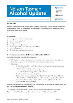 march 2016 - Nelson City Council
