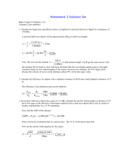 Homework 3 Solution Set