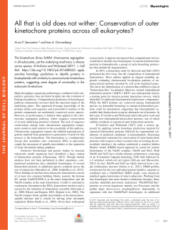 D`Archivio and Wickstead - The Journal of Cell Biology