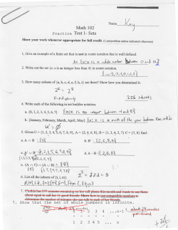 Practice Test 1 Solutions
