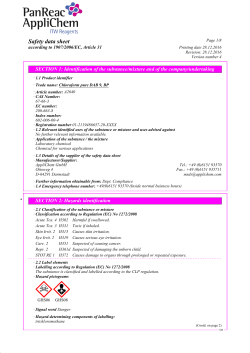 Safety data sheet