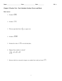 Chapter 2 Practice Test: non