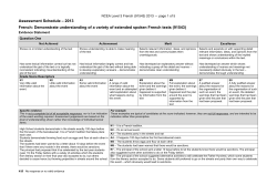 NCEA Level 3 French (91543) 2013