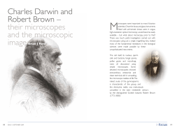 Charles Darwin and Robert Brown &ndash; their