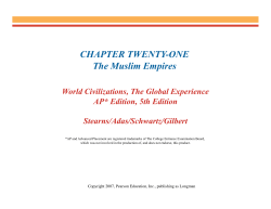 CHAPTER TWENTY-ONE The Muslim Empires