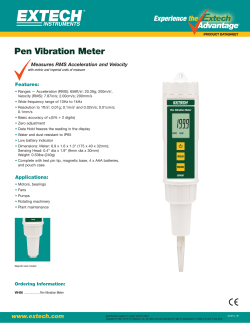 Pen Vibration Meter
