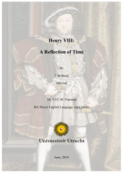 Henry VIII: A Reflection of Time