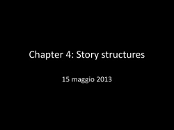 Chapter 4: Story structures