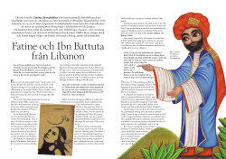 Fatine och Ibn Battuta fr&aring;n Libanon