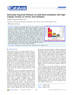 Atomically Dispersed Platinum on Gold Nano