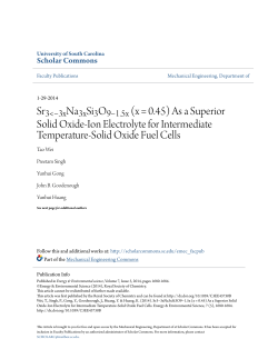 Sr31.5x (x = 0.45) As a Superior Solid Oxide