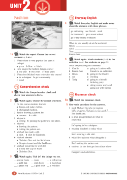 UNIT 2 - Oxford University Press