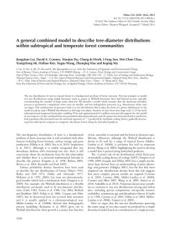 A general combined model to describe tree