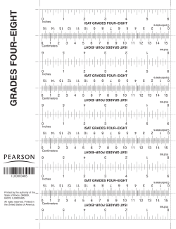 Grade 4- 8 ISAT