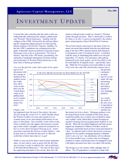 May - Agincourt Capital Management, LLC