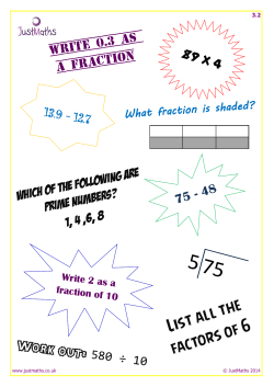 List all the factors of 6