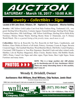 PHOTOS - Rick Williams Auction Co