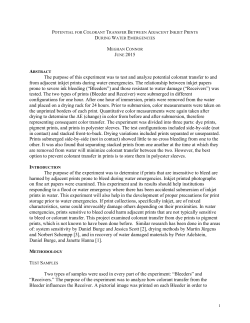 The purpose of this experiment was to test and analyze potential