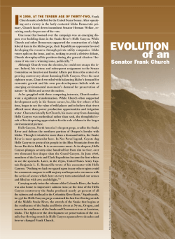 EVOLUTION of an - The Forest History Society
