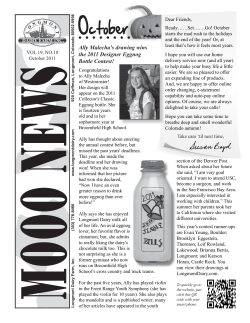 Ally Malecha`s drawing wins the 2011 Designer Eggnog Bottle