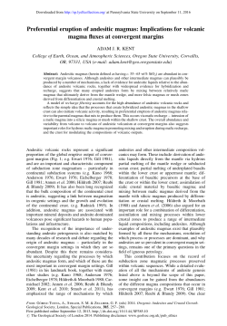 Preferential eruption of andesitic magmas: Implications for volcanic