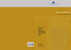 Structural breaks, cointegration and the Fisher - ECB