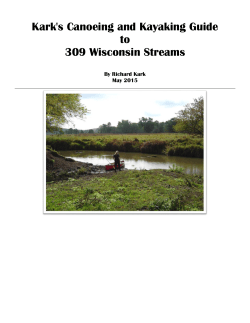 Badfdish Creek - River Alliance of Wisconsin