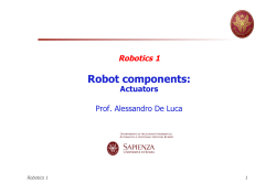 Robot components: