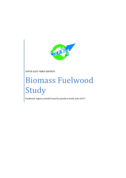 Biomass Fuelwood Study - Department of Agriculture and Water