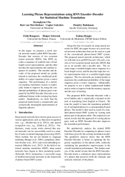 Learning Phrase Representations using RNN Encoder