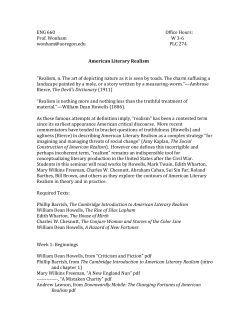 American Literary Realism