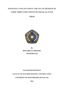 FIGURATIVE LANGUAGE USED IN “THE FALL OF THE HOUSE OF